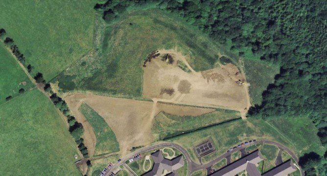 site of professional archaeological investigations in Morpeth