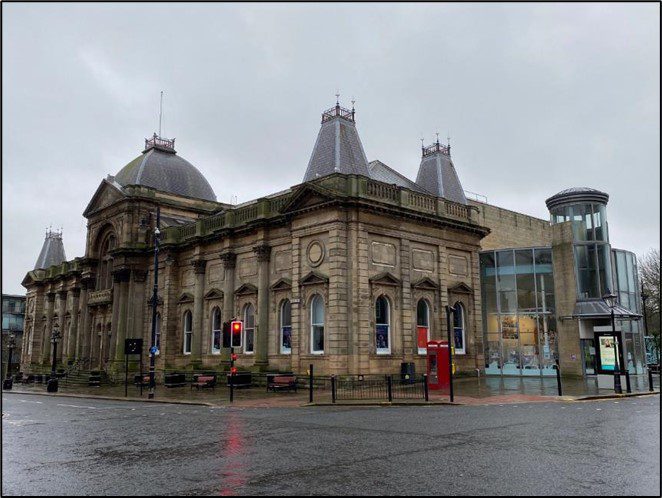 heritage building in modern development settings